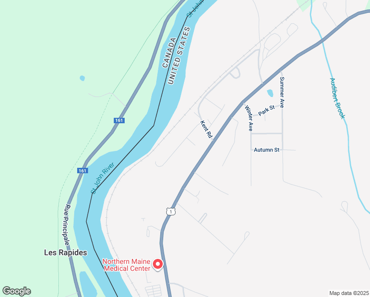 map of restaurants, bars, coffee shops, grocery stores, and more near 299 Frenchville Road in Fort Kent