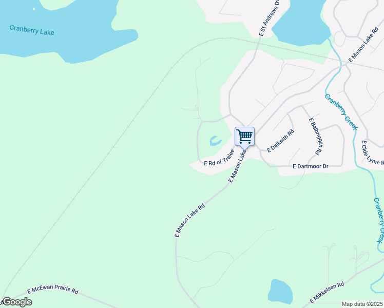 map of restaurants, bars, coffee shops, grocery stores, and more near 150 East Road of Tralee in Shelton