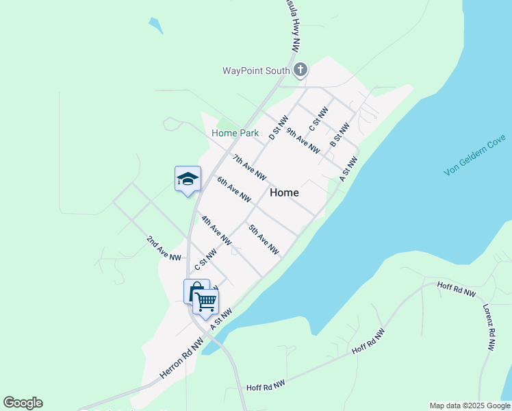 map of restaurants, bars, coffee shops, grocery stores, and more near in Pierce County