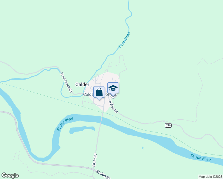 map of restaurants, bars, coffee shops, grocery stores, and more near 205 Calder Park Road in Calder