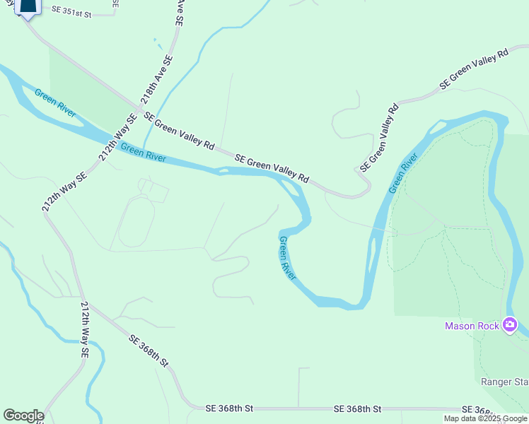 map of restaurants, bars, coffee shops, grocery stores, and more near 22018 Southeast 358th Street in Auburn