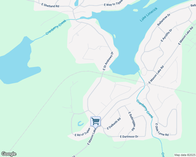 map of restaurants, bars, coffee shops, grocery stores, and more near 441 East Saint Andrews Drive in Shelton