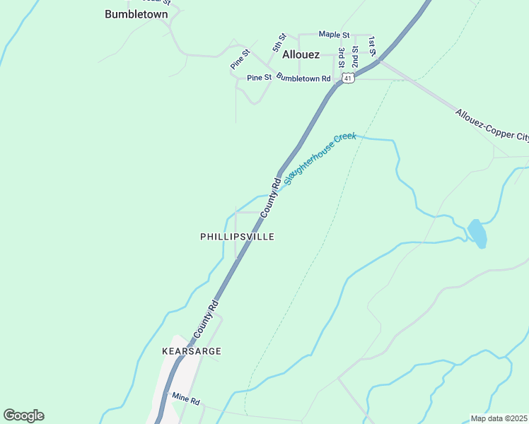 map of restaurants, bars, coffee shops, grocery stores, and more near 401 Center Street in Calumet Township