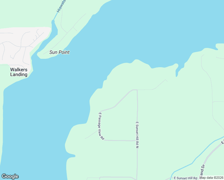 map of restaurants, bars, coffee shops, grocery stores, and more near 601 East Passage View Road in Shelton