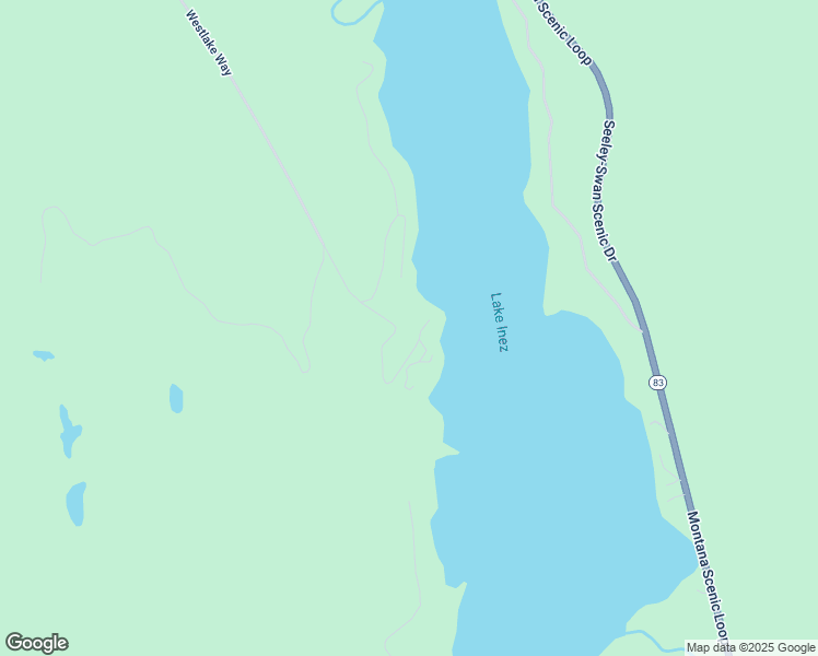 map of restaurants, bars, coffee shops, grocery stores, and more near 120 Lake Inez in Seeley Lake