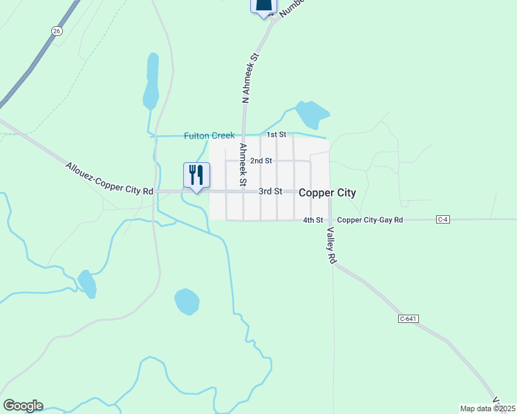map of restaurants, bars, coffee shops, grocery stores, and more near in Calumet Township