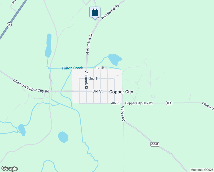 map of restaurants, bars, coffee shops, grocery stores, and more near 204 Gratiot Street in Calumet Township