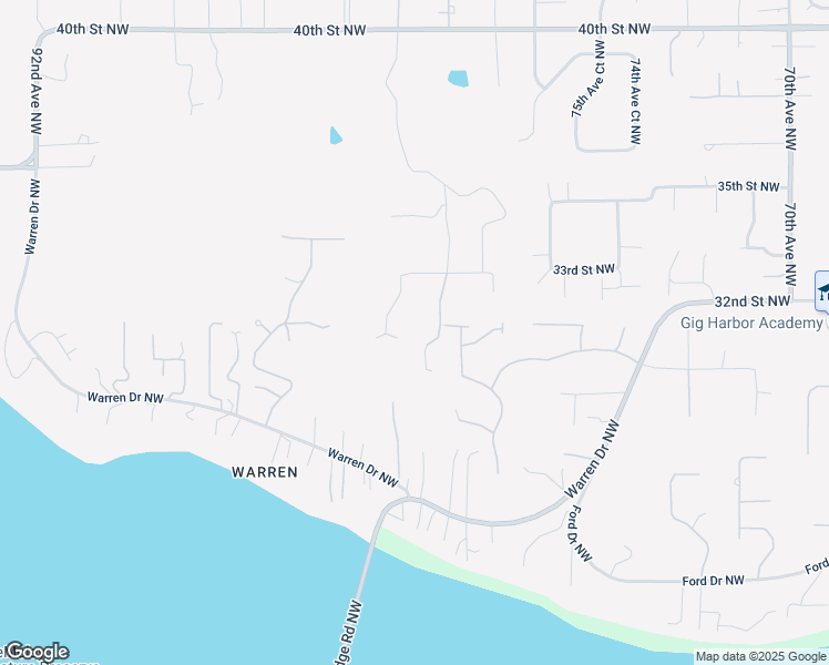 map of restaurants, bars, coffee shops, grocery stores, and more near 3020 80th Avenue Court Northwest in Gig Harbor