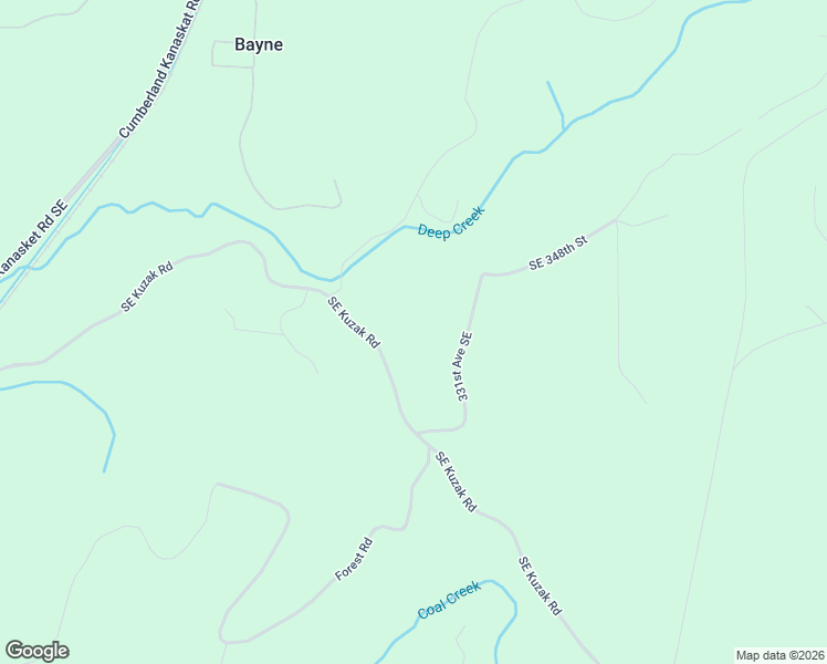 map of restaurants, bars, coffee shops, grocery stores, and more near 32922 Southeast Kuzak Road in Enumclaw