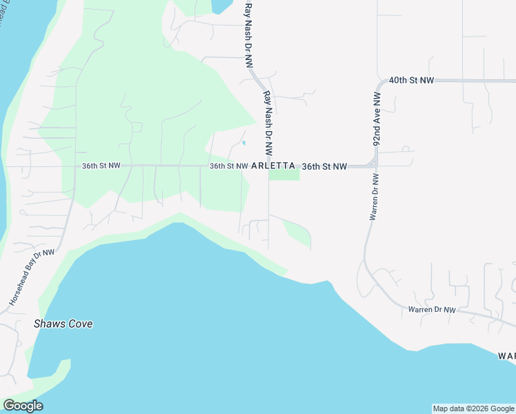 map of restaurants, bars, coffee shops, grocery stores, and more near 3508 97th Avenue Northwest in Gig Harbor