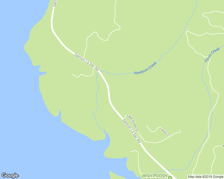 map of restaurants, bars, coffee shops, grocery stores, and more near 16660 Salmon La Sac Road in Ronald