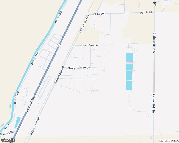 map of restaurants, bars, coffee shops, grocery stores, and more near 2374 Cherry Blossom Drive in Ephrata