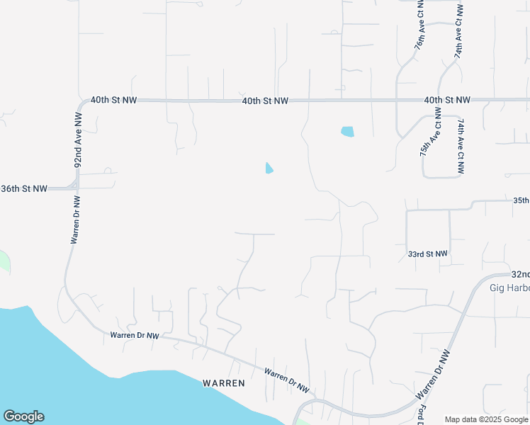map of restaurants, bars, coffee shops, grocery stores, and more near 8417 34th Street Court Northwest in Gig Harbor