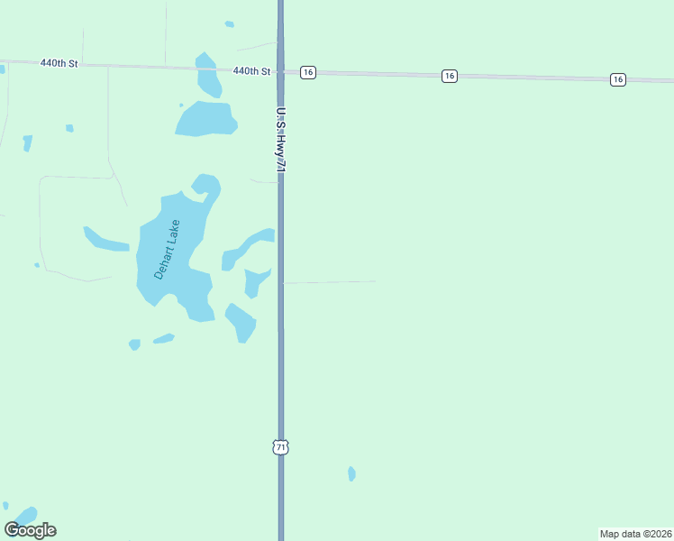 map of restaurants, bars, coffee shops, grocery stores, and more near 43522 U.S. 71 in Laporte