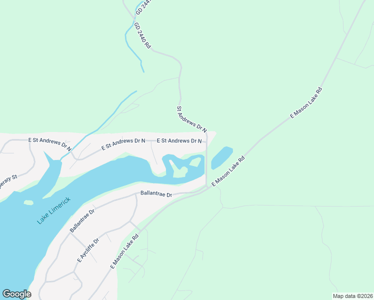 map of restaurants, bars, coffee shops, grocery stores, and more near 2550 Saint Andrews Drive North in Shelton