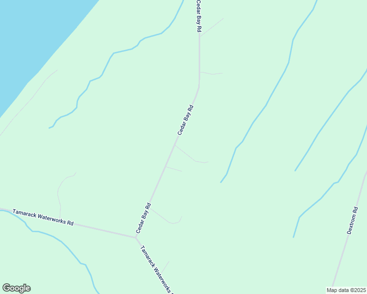 map of restaurants, bars, coffee shops, grocery stores, and more near 3220 Cedar Bay Road in Calumet