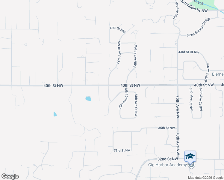 map of restaurants, bars, coffee shops, grocery stores, and more near 3919 77th Avenue Court Northwest in Gig Harbor