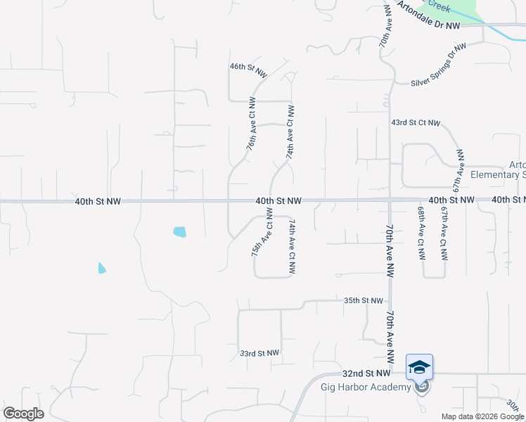 map of restaurants, bars, coffee shops, grocery stores, and more near 7621 Swanson Drive Northwest in Gig Harbor