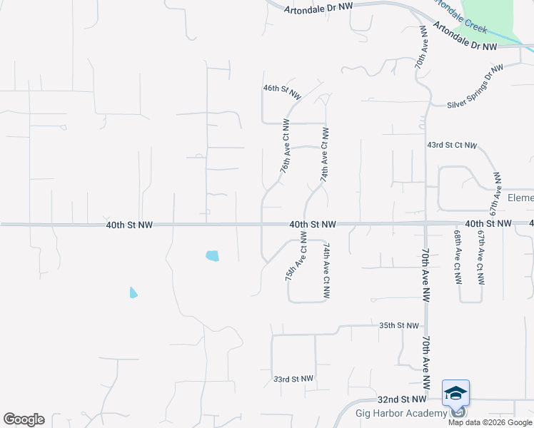 map of restaurants, bars, coffee shops, grocery stores, and more near 3919 77th Avenue Court Northwest in Gig Harbor
