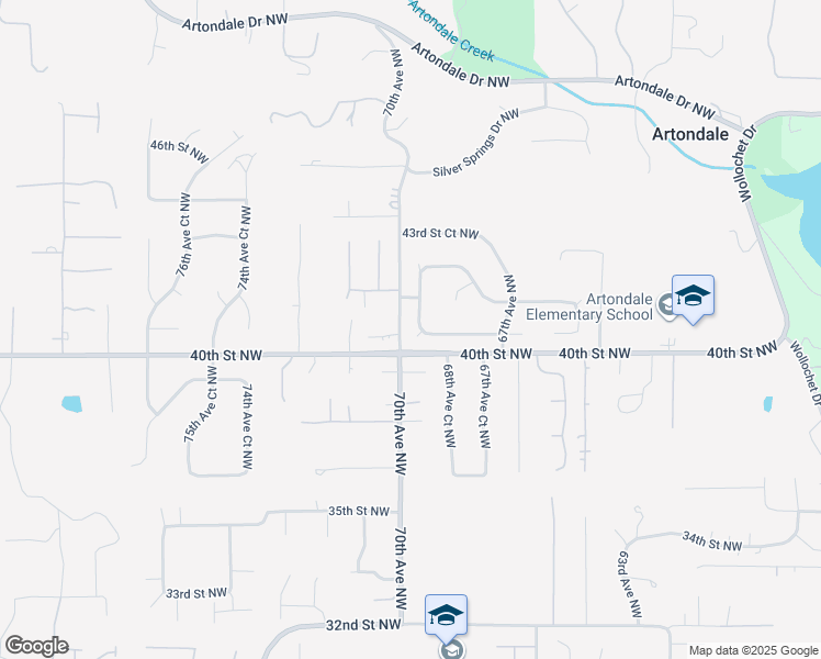 map of restaurants, bars, coffee shops, grocery stores, and more near 4109 69th Avenue Court Northwest in Gig Harbor