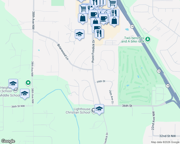map of restaurants, bars, coffee shops, grocery stores, and more near 4017 30th Avenue Court in Gig Harbor