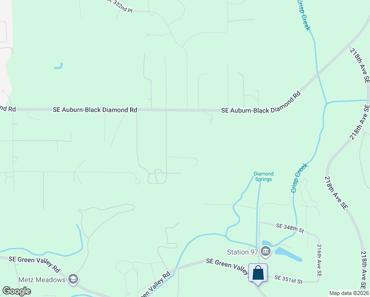 map of restaurants, bars, coffee shops, grocery stores, and more near 34210 206th Avenue Southeast in Auburn