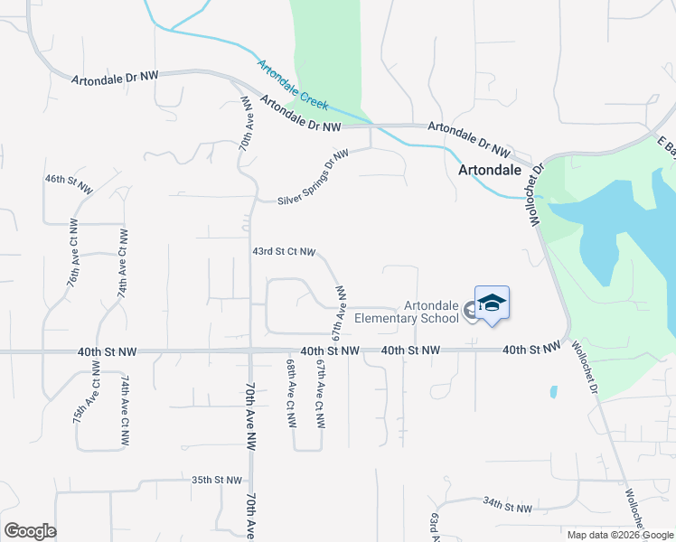 map of restaurants, bars, coffee shops, grocery stores, and more near 4225 67th Avenue Northwest in Gig Harbor