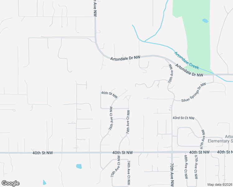 map of restaurants, bars, coffee shops, grocery stores, and more near 7607 46th Street Northwest in Gig Harbor