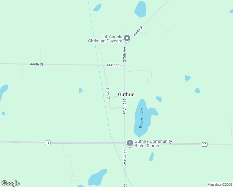 map of restaurants, bars, coffee shops, grocery stores, and more near 44369 275th Avenue in Laporte