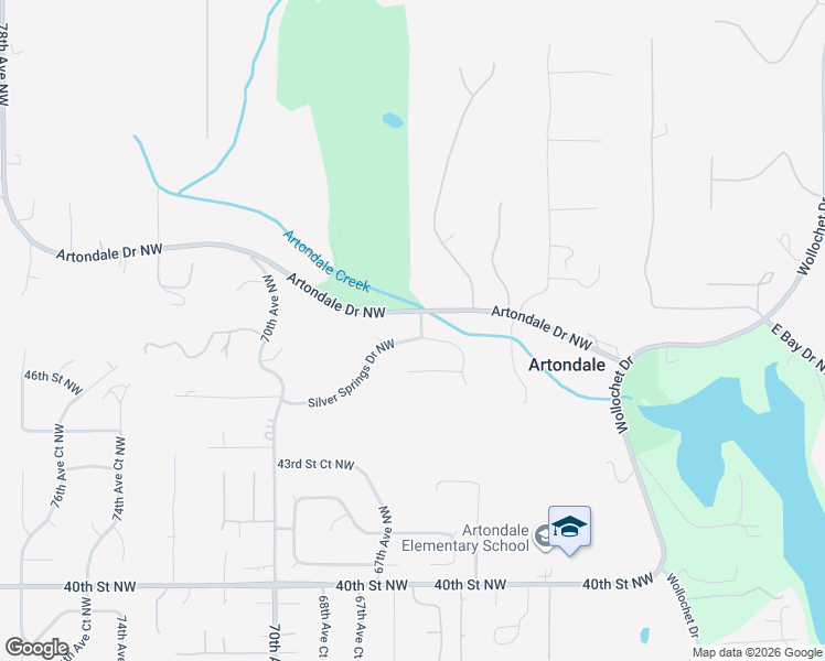 map of restaurants, bars, coffee shops, grocery stores, and more near 4710 66th Avenue Northwest in Gig Harbor