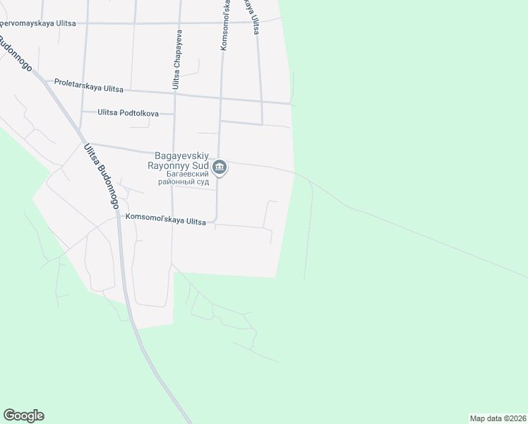 map of restaurants, bars, coffee shops, grocery stores, and more near in Bagayevsky District