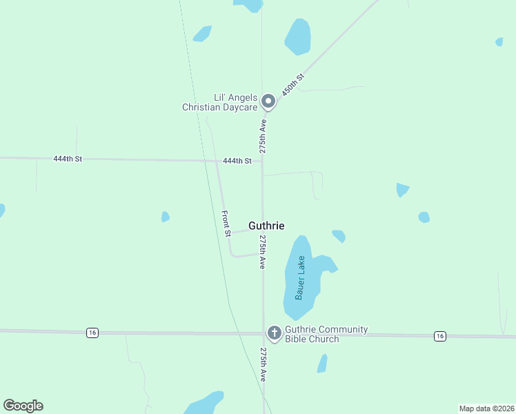 map of restaurants, bars, coffee shops, grocery stores, and more near 44369 275th Avenue in Laporte