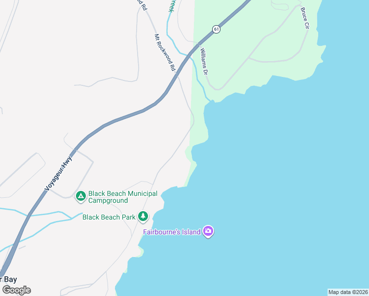 map of restaurants, bars, coffee shops, grocery stores, and more near 5277 East Lakeview Drive in Silver Bay