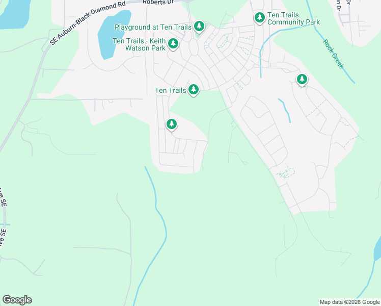 map of restaurants, bars, coffee shops, grocery stores, and more near Evergreen Avenue Southeast in Black Diamond