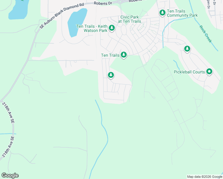 map of restaurants, bars, coffee shops, grocery stores, and more near 33295 Evergreen Avenue Southeast in Black Diamond