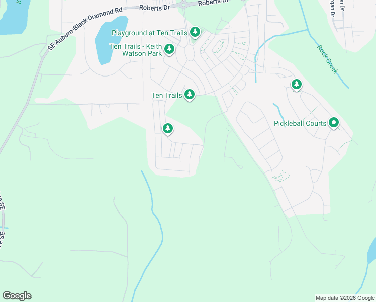 map of restaurants, bars, coffee shops, grocery stores, and more near 33497 Juniper Avenue Southeast in Black Diamond