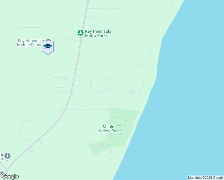 map of restaurants, bars, coffee shops, grocery stores, and more near 15812 50th Street Northwest in Lakebay