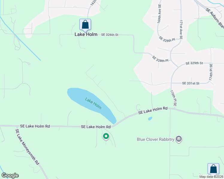 map of restaurants, bars, coffee shops, grocery stores, and more near 33200 East Lake Holm Drive Southeast in Auburn
