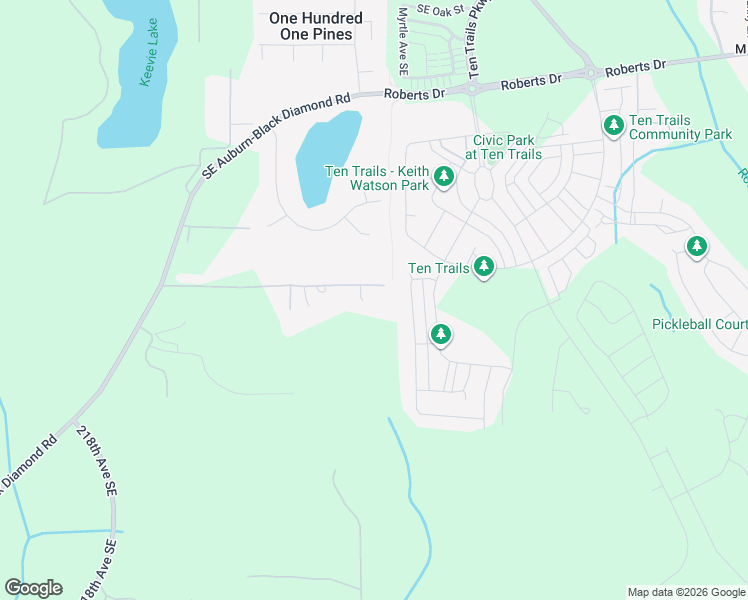 map of restaurants, bars, coffee shops, grocery stores, and more near 22647 Southeast 331st Street in Auburn