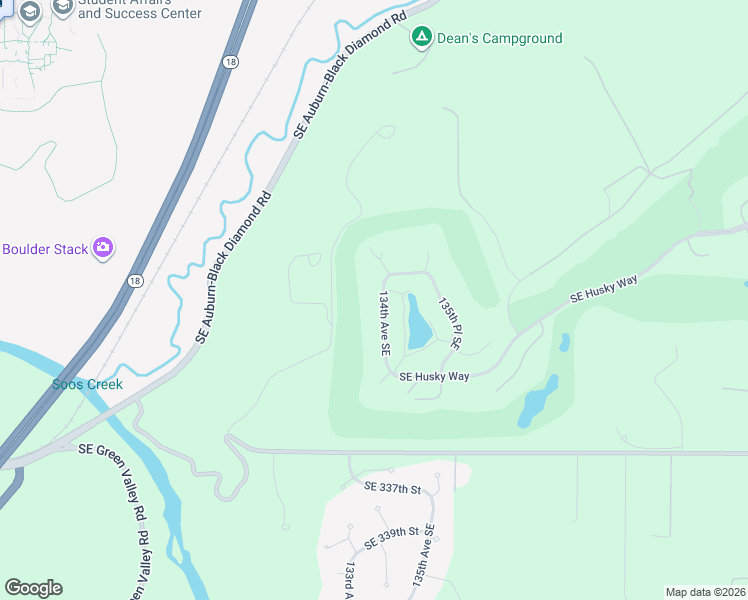 map of restaurants, bars, coffee shops, grocery stores, and more near 33017 134th Avenue Southeast in Auburn