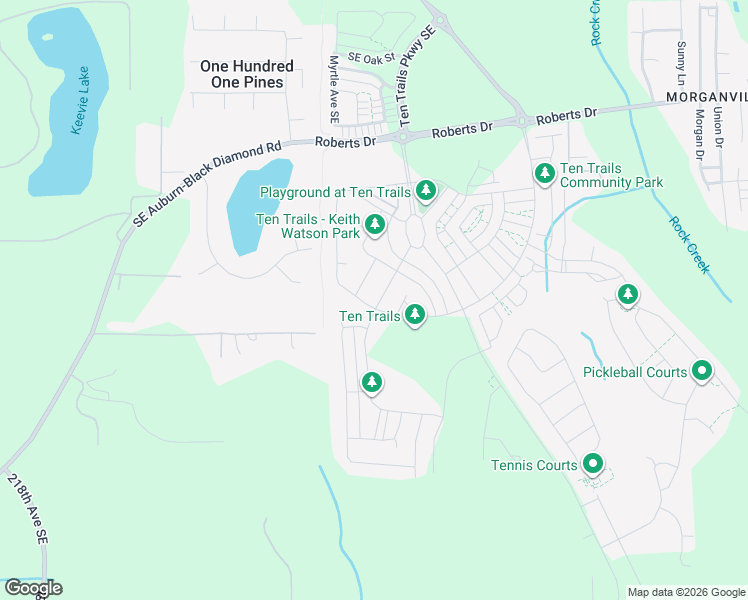 map of restaurants, bars, coffee shops, grocery stores, and more near 33025 Evergreen Avenue Southeast in Black Diamond