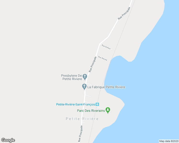 map of restaurants, bars, coffee shops, grocery stores, and more near 953 Rue Principale in Petite-Rivière-Saint-François