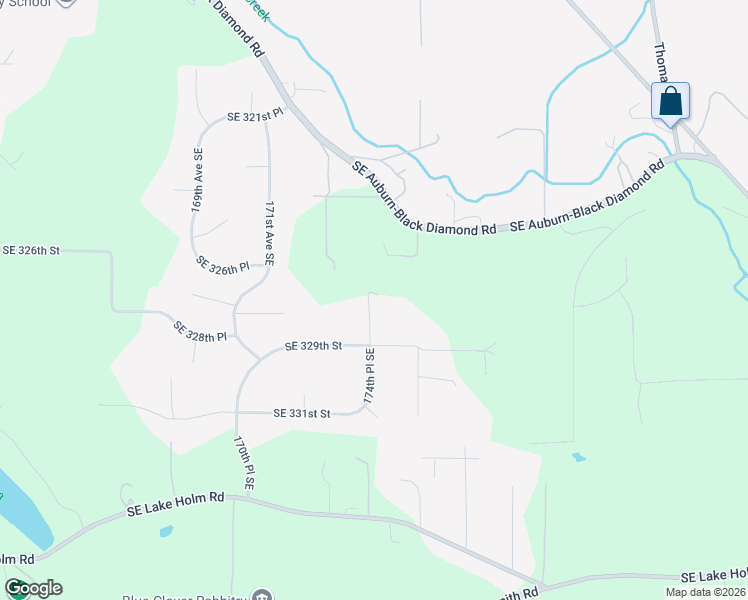 map of restaurants, bars, coffee shops, grocery stores, and more near 32818 174th Place Southeast in Auburn