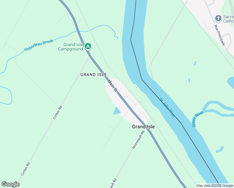 map of restaurants, bars, coffee shops, grocery stores, and more near 403 Main Street in Grand Isle