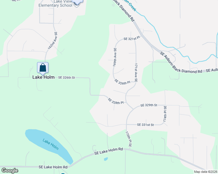 map of restaurants, bars, coffee shops, grocery stores, and more near 16926 Southeast 327th Place in Auburn