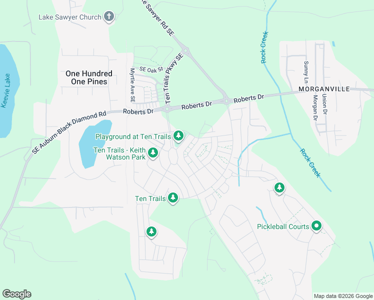map of restaurants, bars, coffee shops, grocery stores, and more near 32779 Madrona Avenue Southeast in Black Diamond