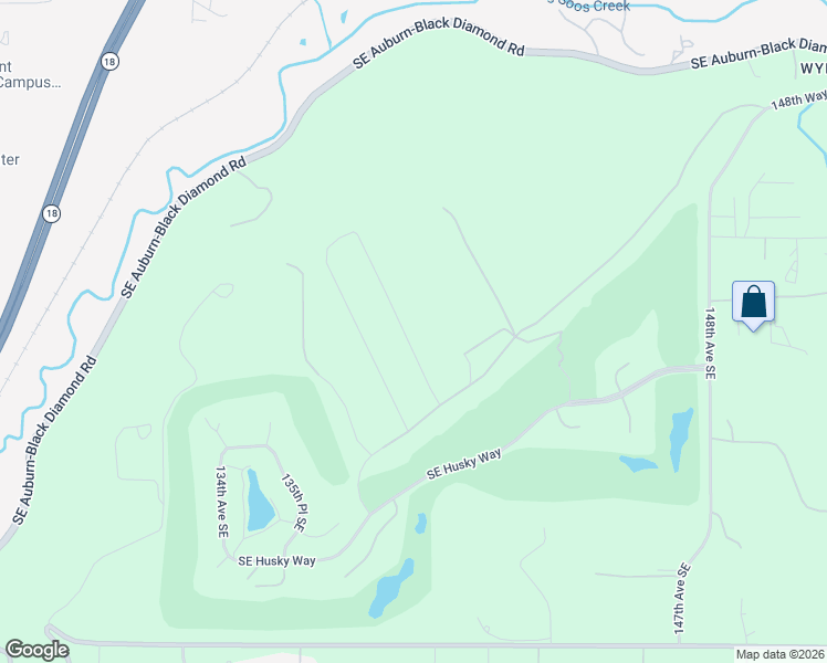 map of restaurants, bars, coffee shops, grocery stores, and more near Southeast Diamond Drive in Auburn