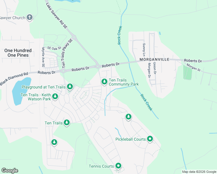 map of restaurants, bars, coffee shops, grocery stores, and more near 32658 Stuart Avenue Southeast in Black Diamond