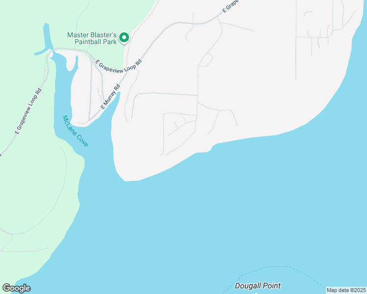 map of restaurants, bars, coffee shops, grocery stores, and more near 581 East Rauschert Road in Grapeview