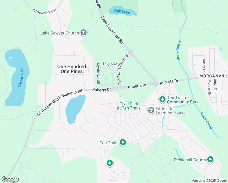 map of restaurants, bars, coffee shops, grocery stores, and more near 22870 SE Fir St in Black Diamond